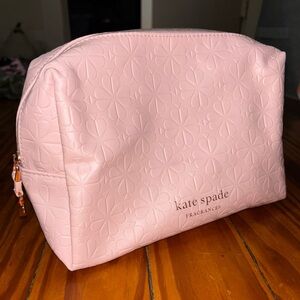 Kate Spade Pink Floral Embossed Bag